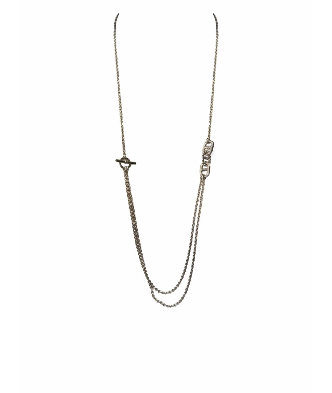 HERMES Серебряное серебряное колье, фото 1