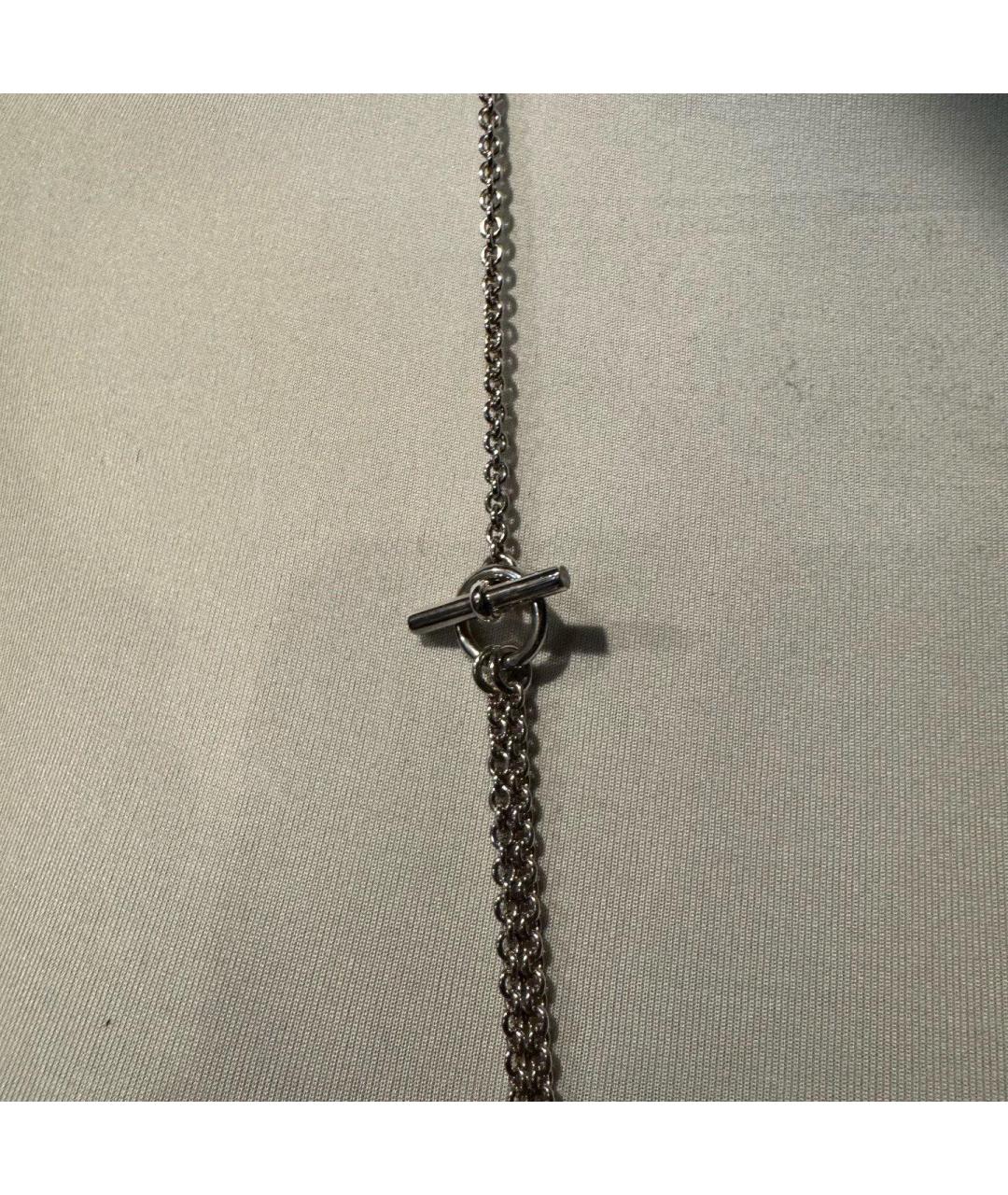 HERMES Серебряное серебряное колье, фото 3