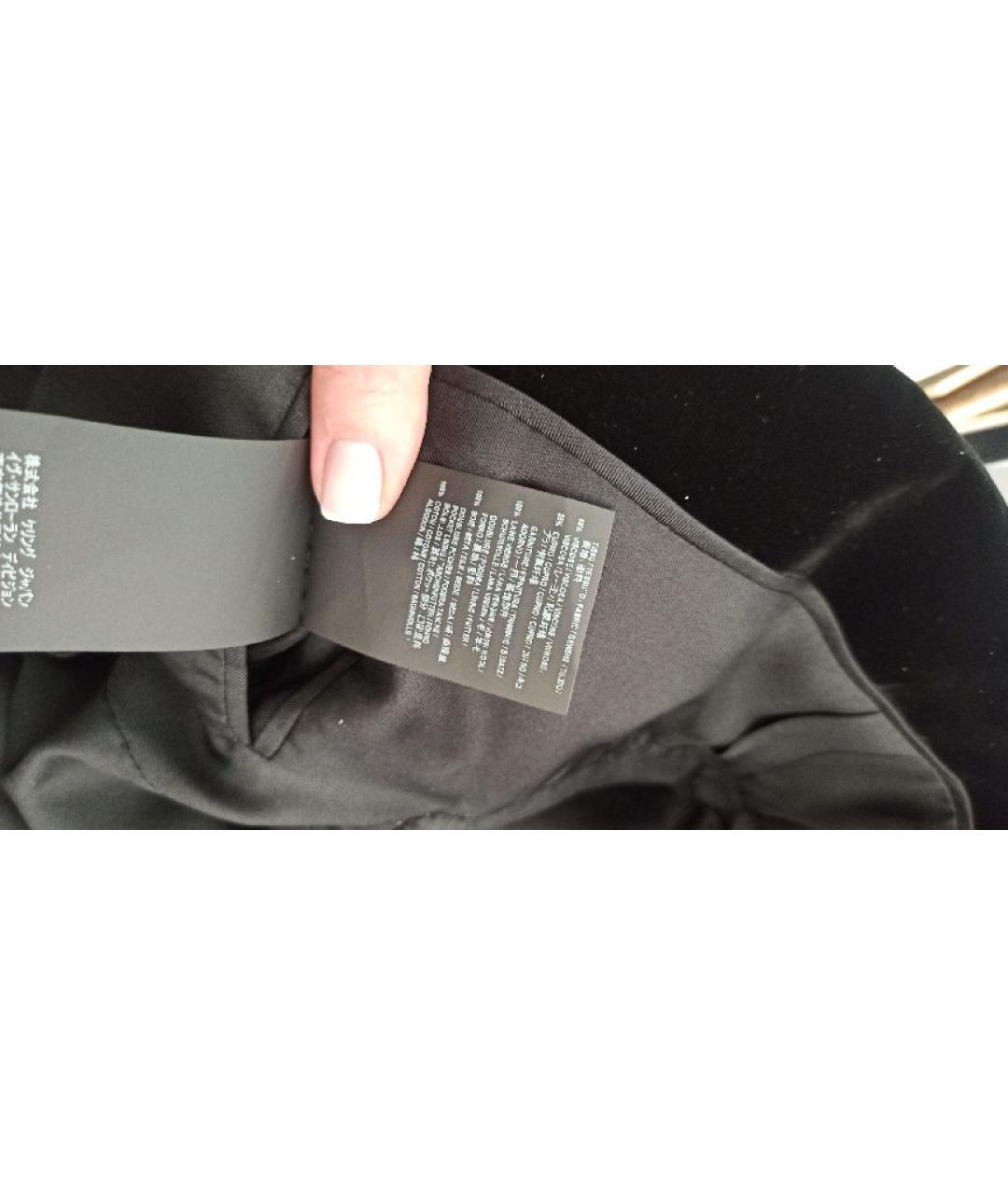 SAINT LAURENT Черный вискозный жакет/пиджак, фото 7