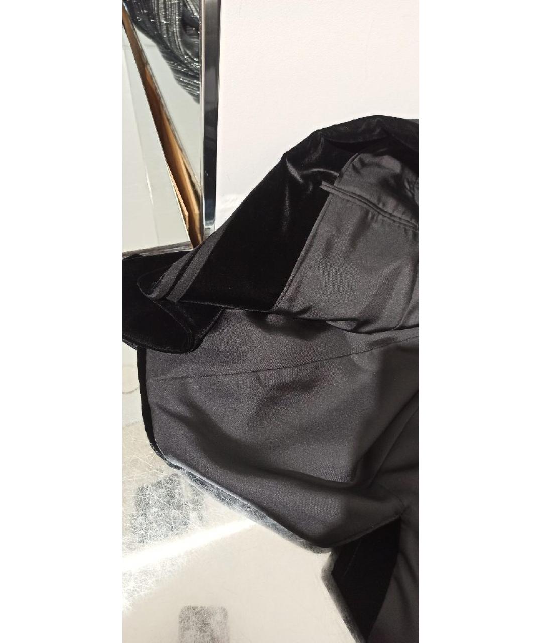 SAINT LAURENT Черный вискозный жакет/пиджак, фото 6