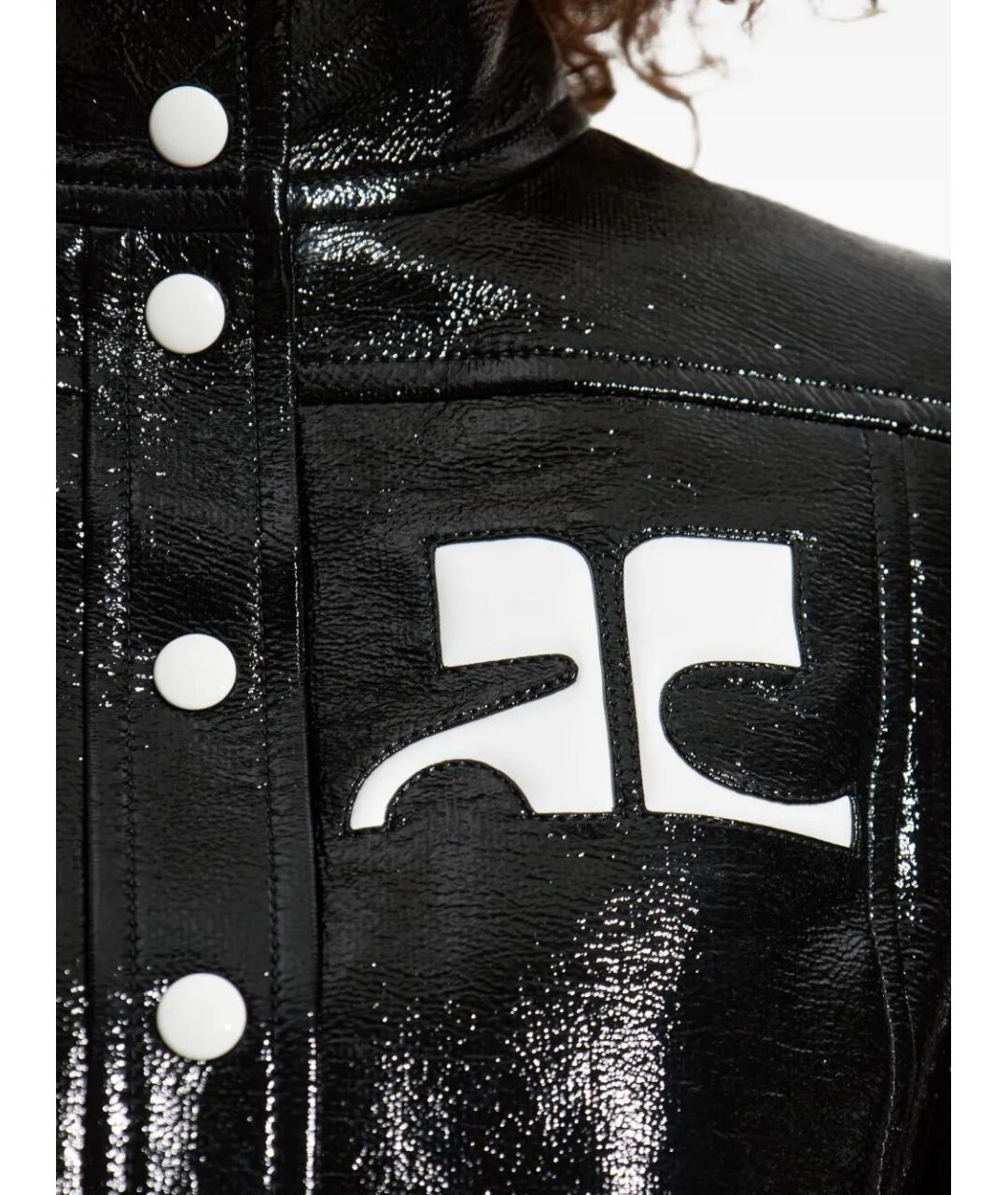 COURREGES Черная куртка, фото 3