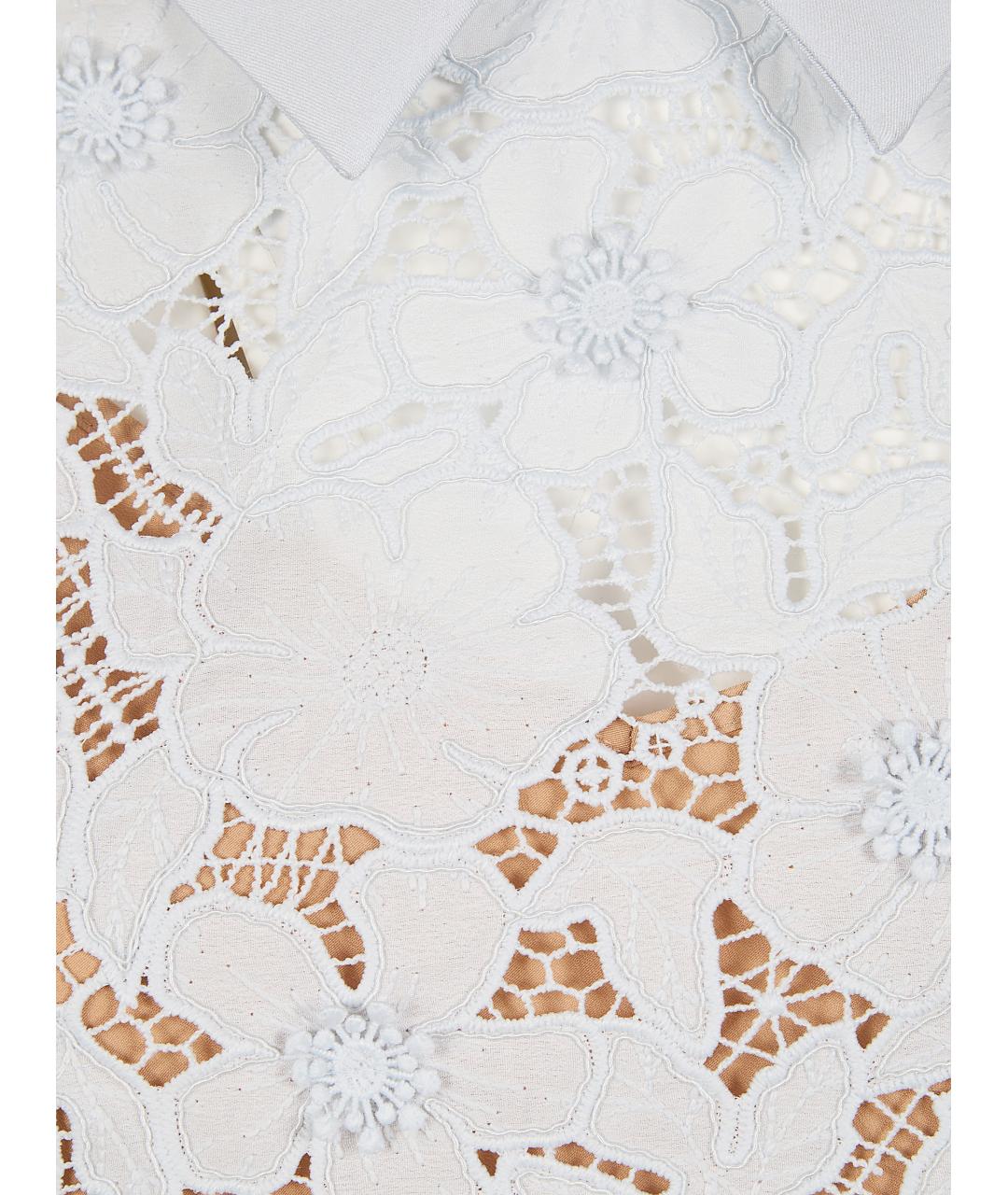 SELF-PORTRAIT Голубое полиэстеровое повседневное платье, фото 3