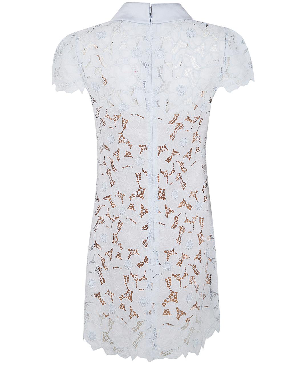 SELF-PORTRAIT Голубое полиэстеровое повседневное платье, фото 2