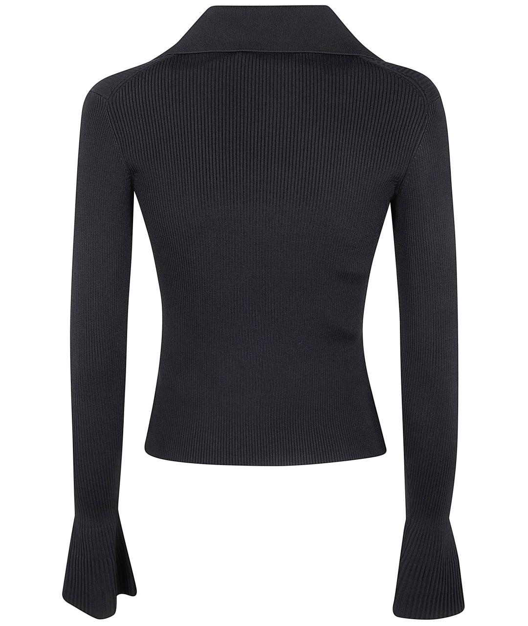 SELF-PORTRAIT Черный вискозный кардиган, фото 2