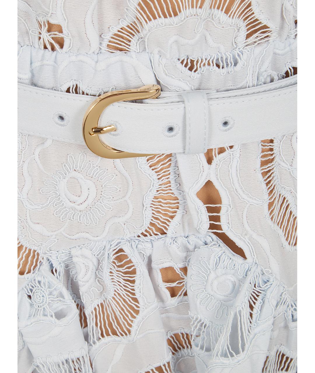 SELF-PORTRAIT Синее повседневное платье, фото 3