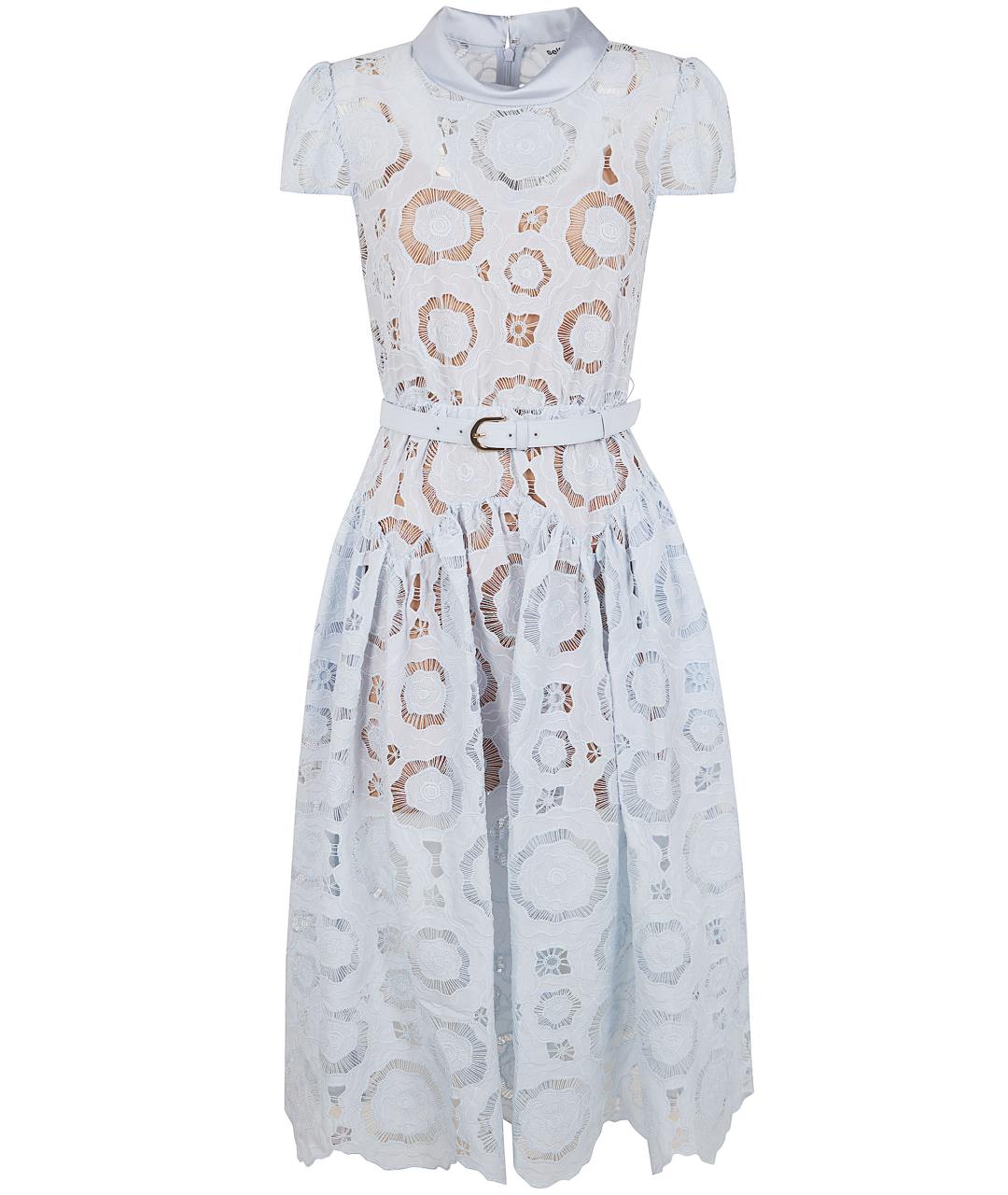 SELF-PORTRAIT Синее повседневное платье, фото 1