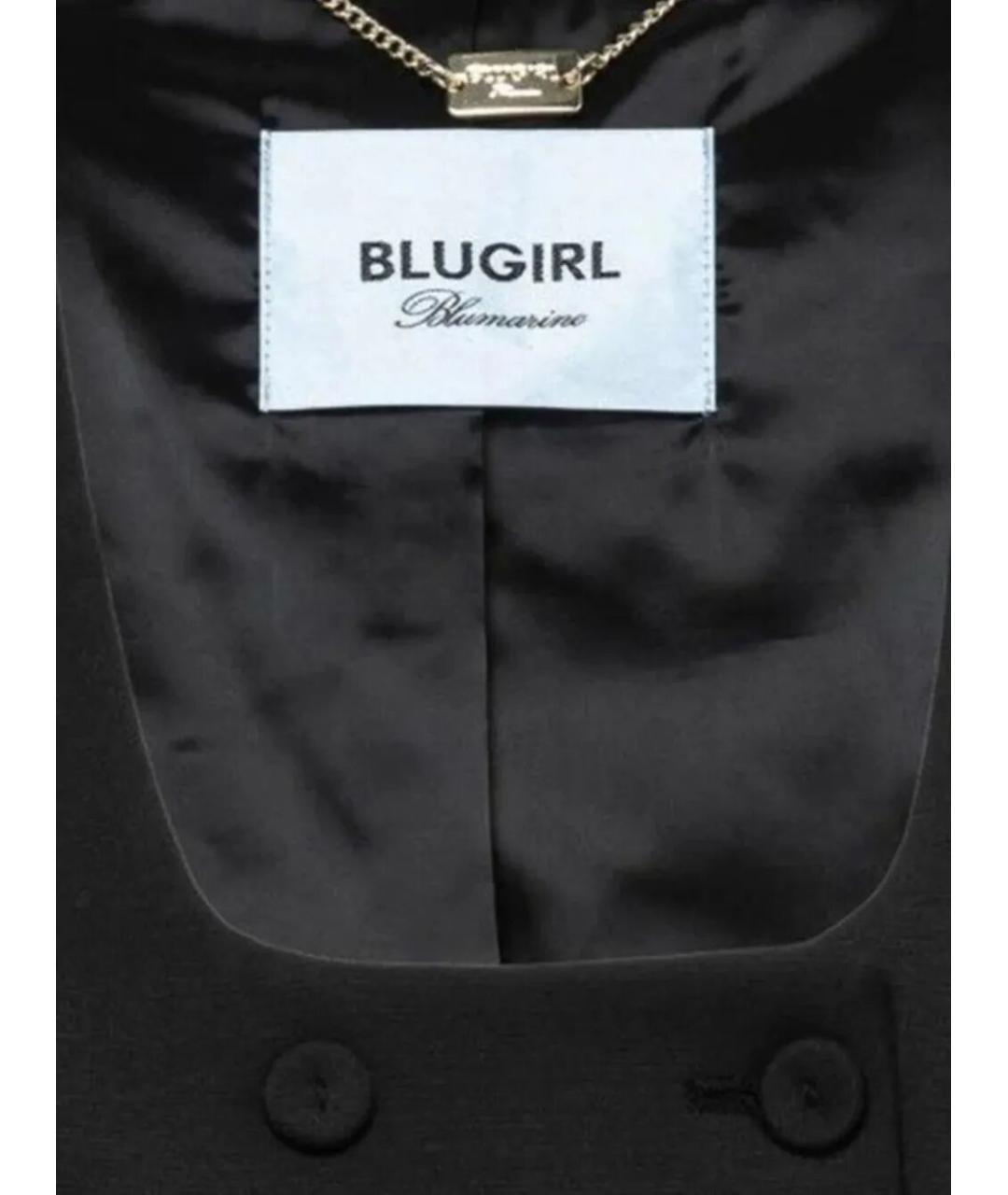 BLUGIRL Черный шерстяной жилет, фото 2