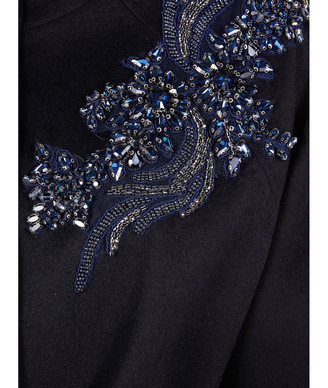 BLUGIRL Синее шерстяное пальто, фото 3