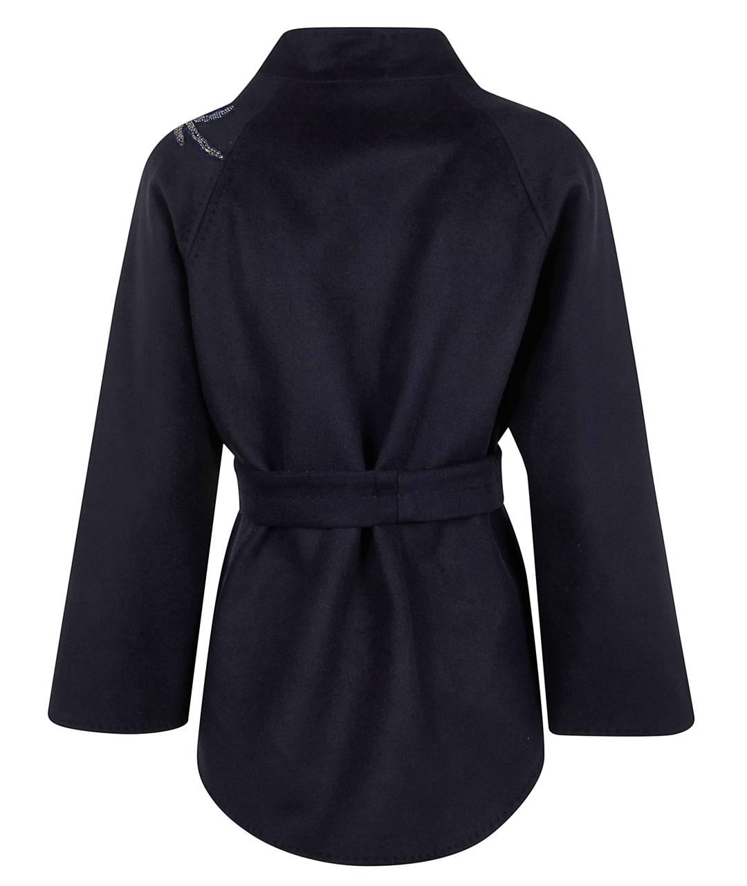 BLUGIRL Синее шерстяное пальто, фото 2