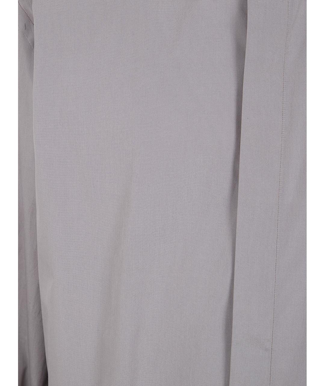 TOM FORD Серая хлопковая кэжуал рубашка, фото 3