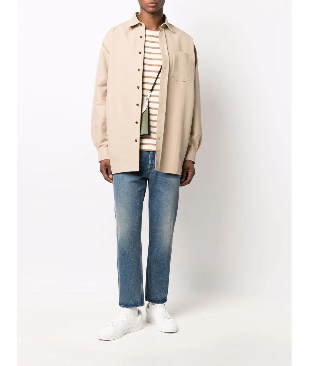 GOLDEN GOOSE DELUXE BRAND Синие деним повседневные брюки, фото 2