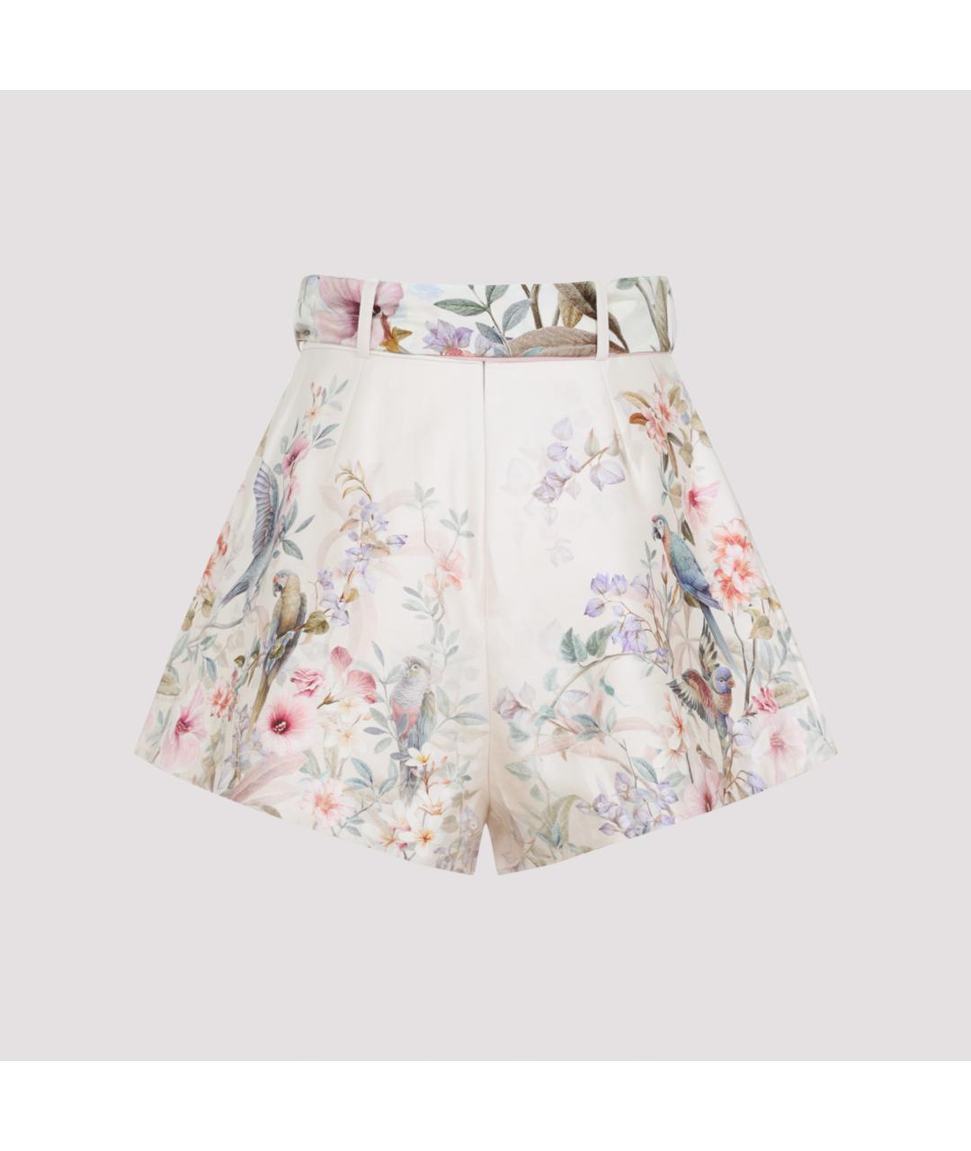 ZIMMERMANN Мульти шелковые шорты, фото 2
