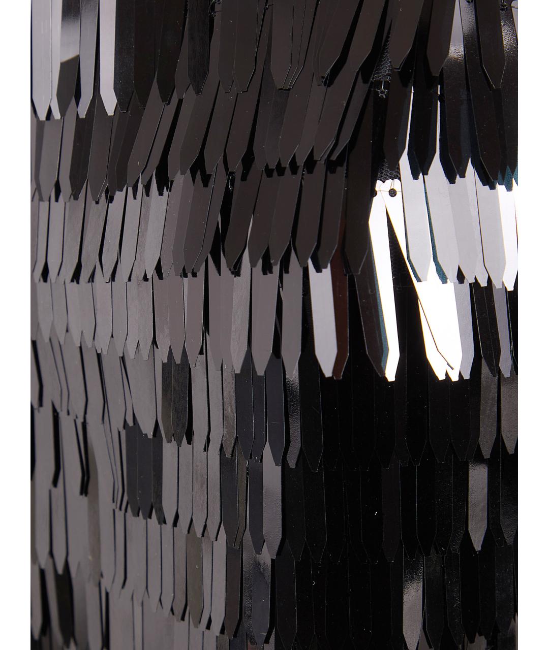 SELF-PORTRAIT Черная полиэстеровая майка, фото 3