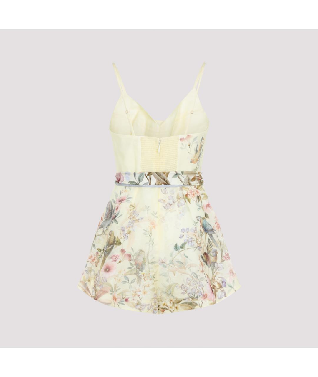 ZIMMERMANN Мульти льняной комбинезон, фото 2