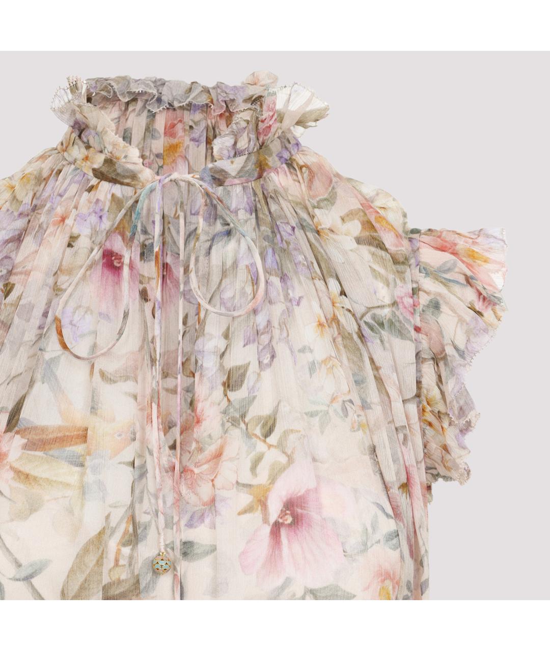 ZIMMERMANN Мульти вискозное повседневное платье, фото 3