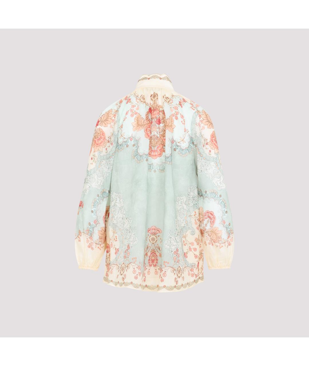 ZIMMERMANN Зеленая блузы, фото 2