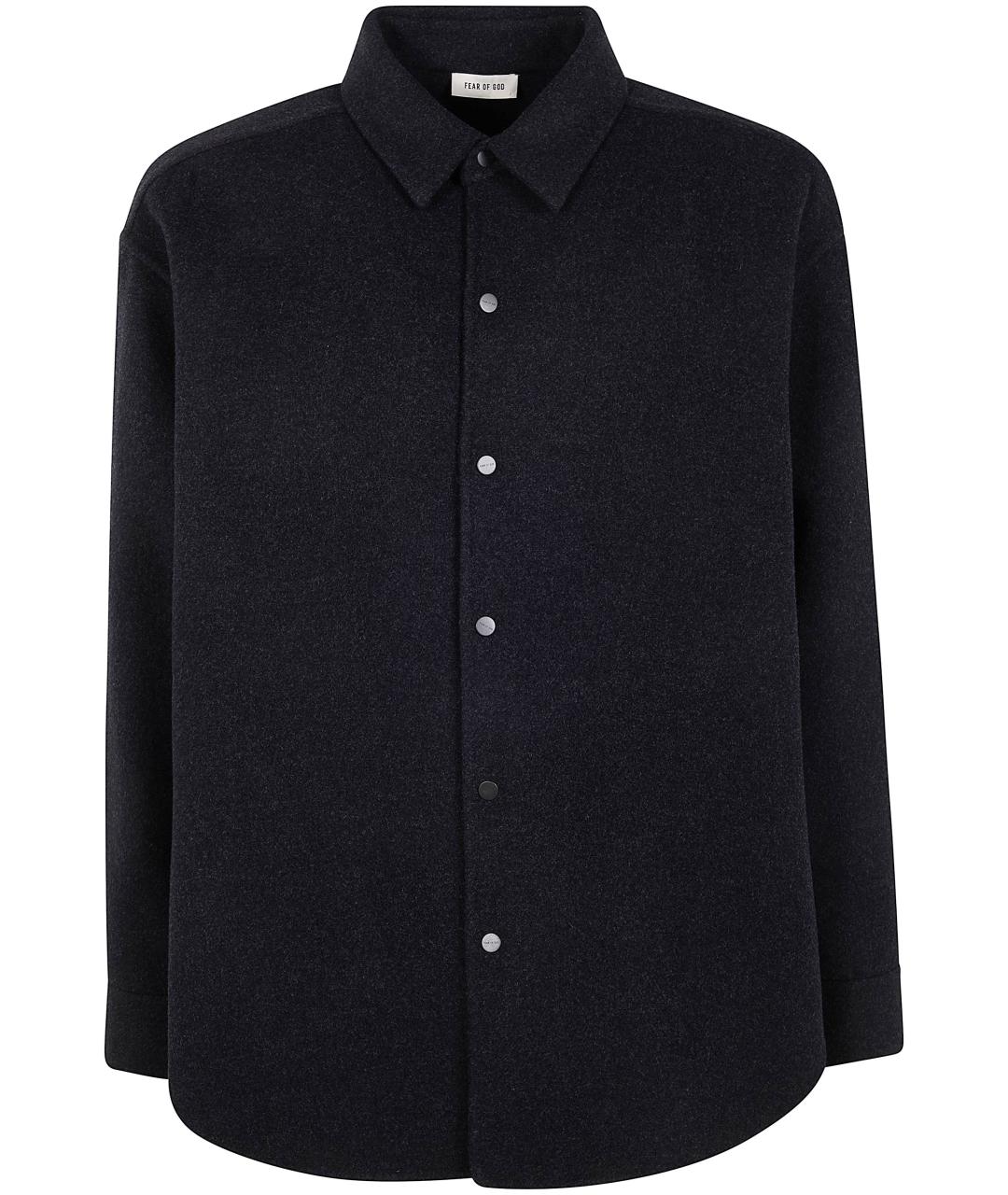 FEAR OF GOD Серая шерстяная рубашка, фото 1