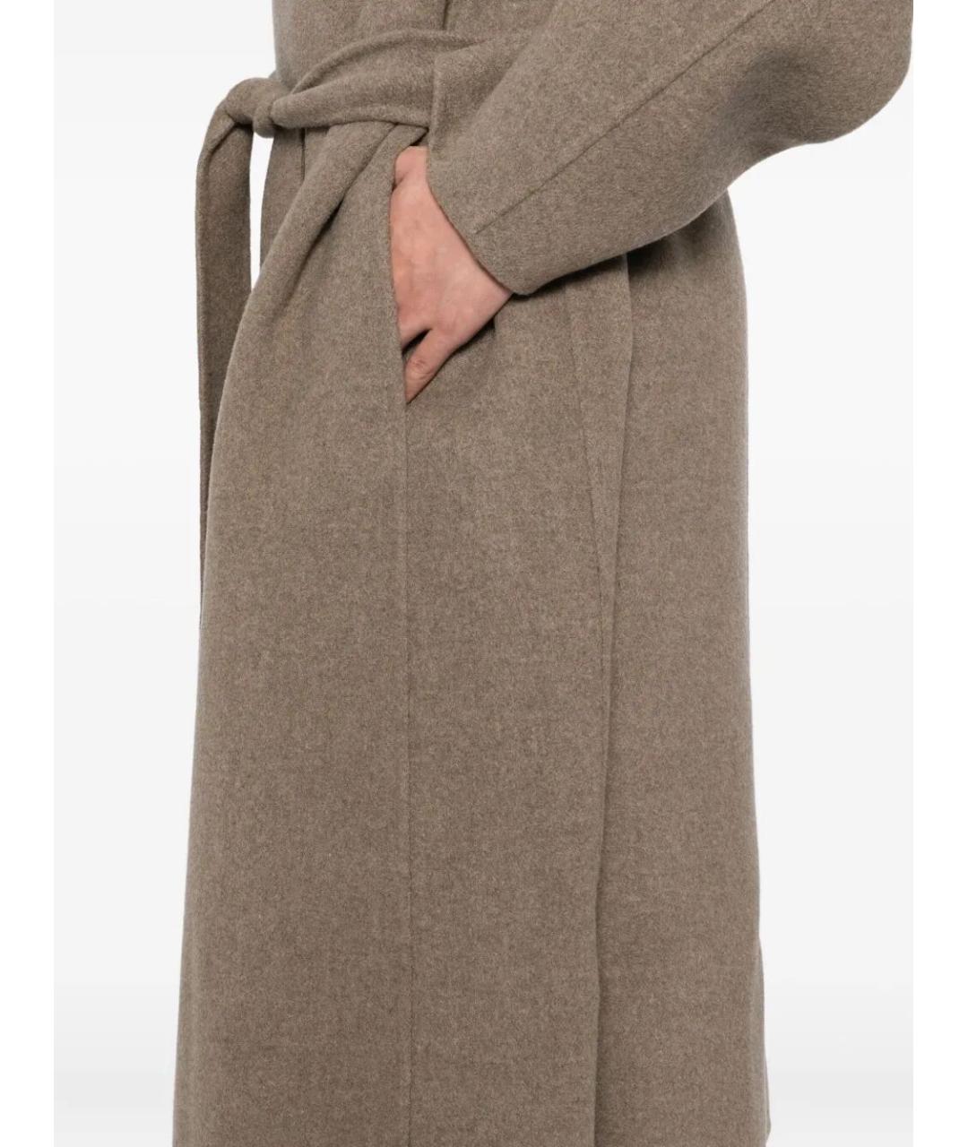 FEAR OF GOD Коричневое шерстяное пальто, фото 3