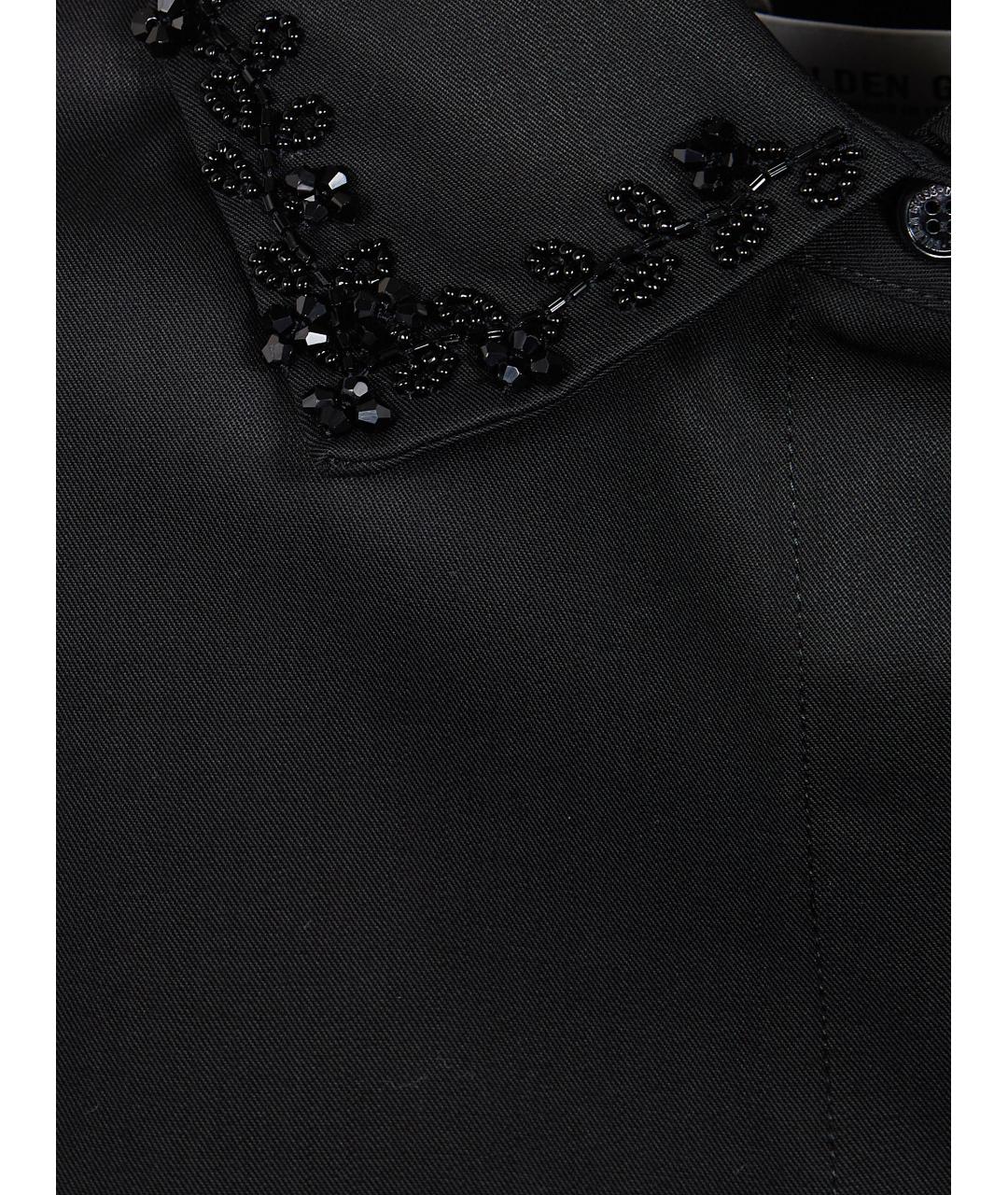 GOLDEN GOOSE DELUXE BRAND Черная рубашка, фото 3