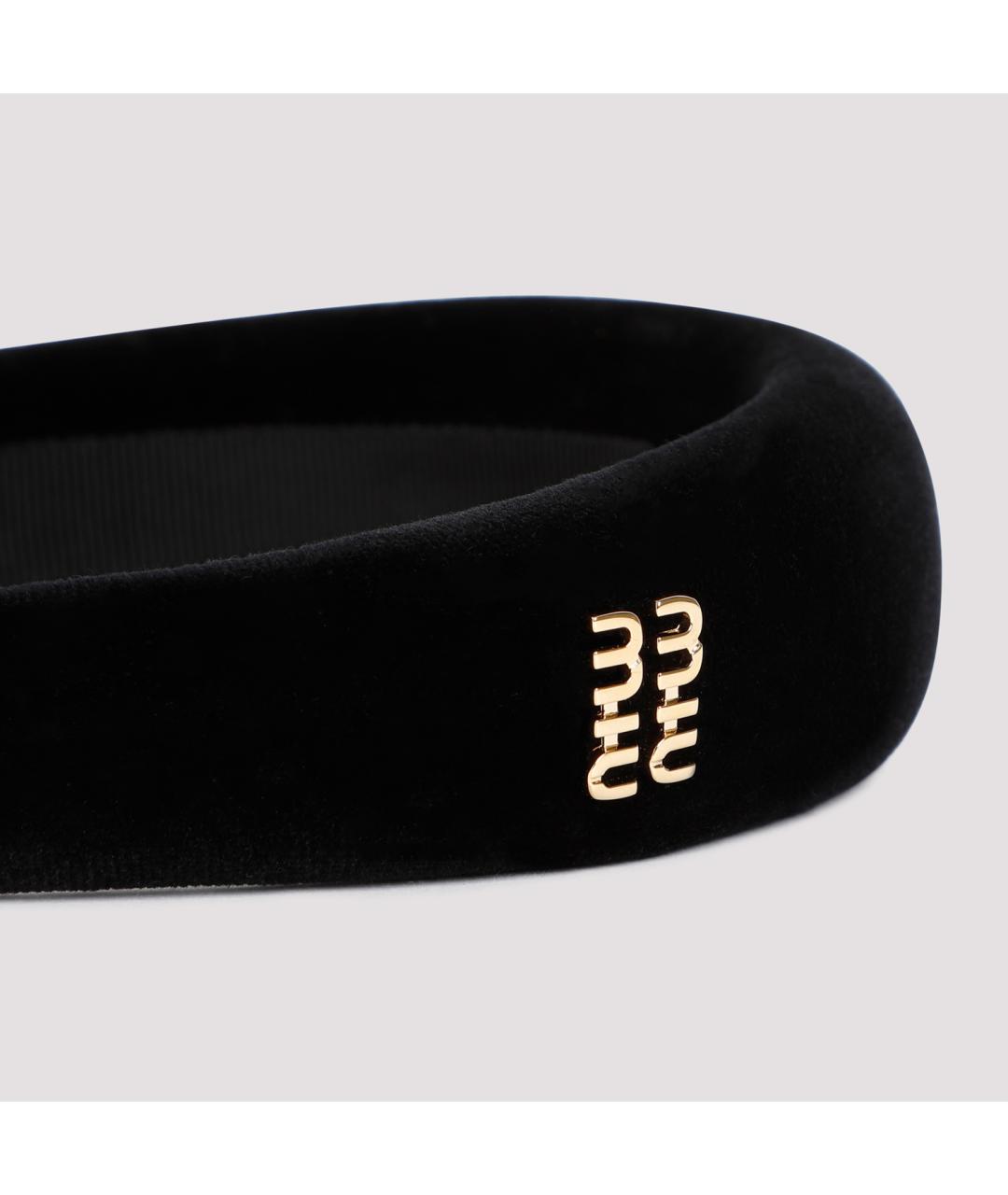 MIU MIU Черная повязка, фото 3