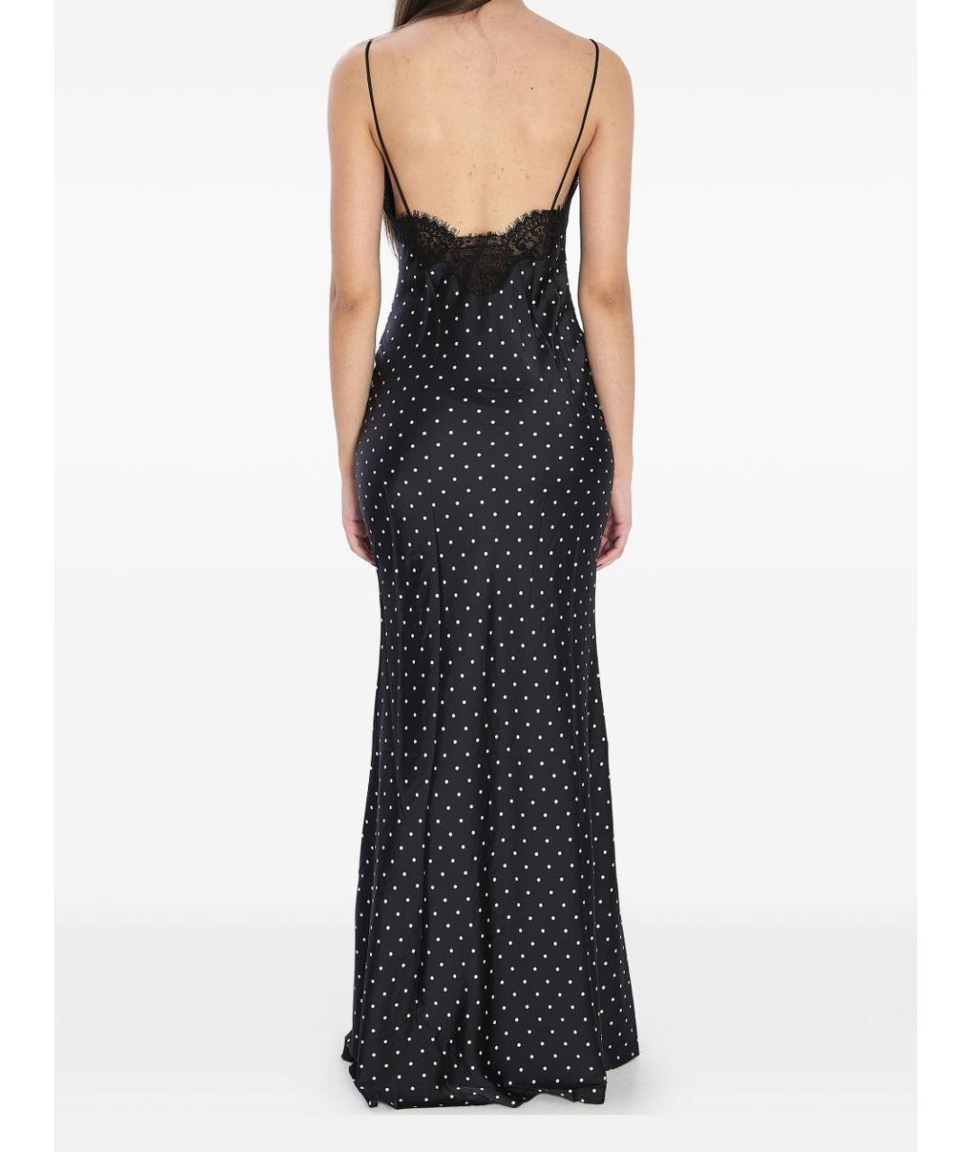 SELF-PORTRAIT Черное полиэстеровое вечернее платье, фото 4