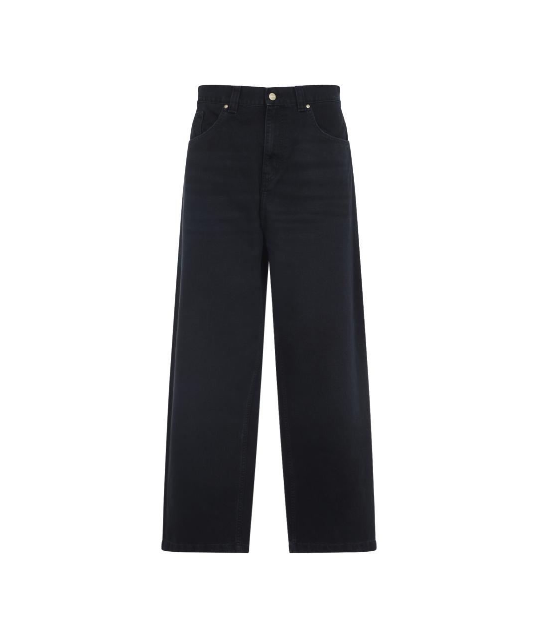 CARHARTT WIP Черные хлопковые прямые джинсы, фото 1