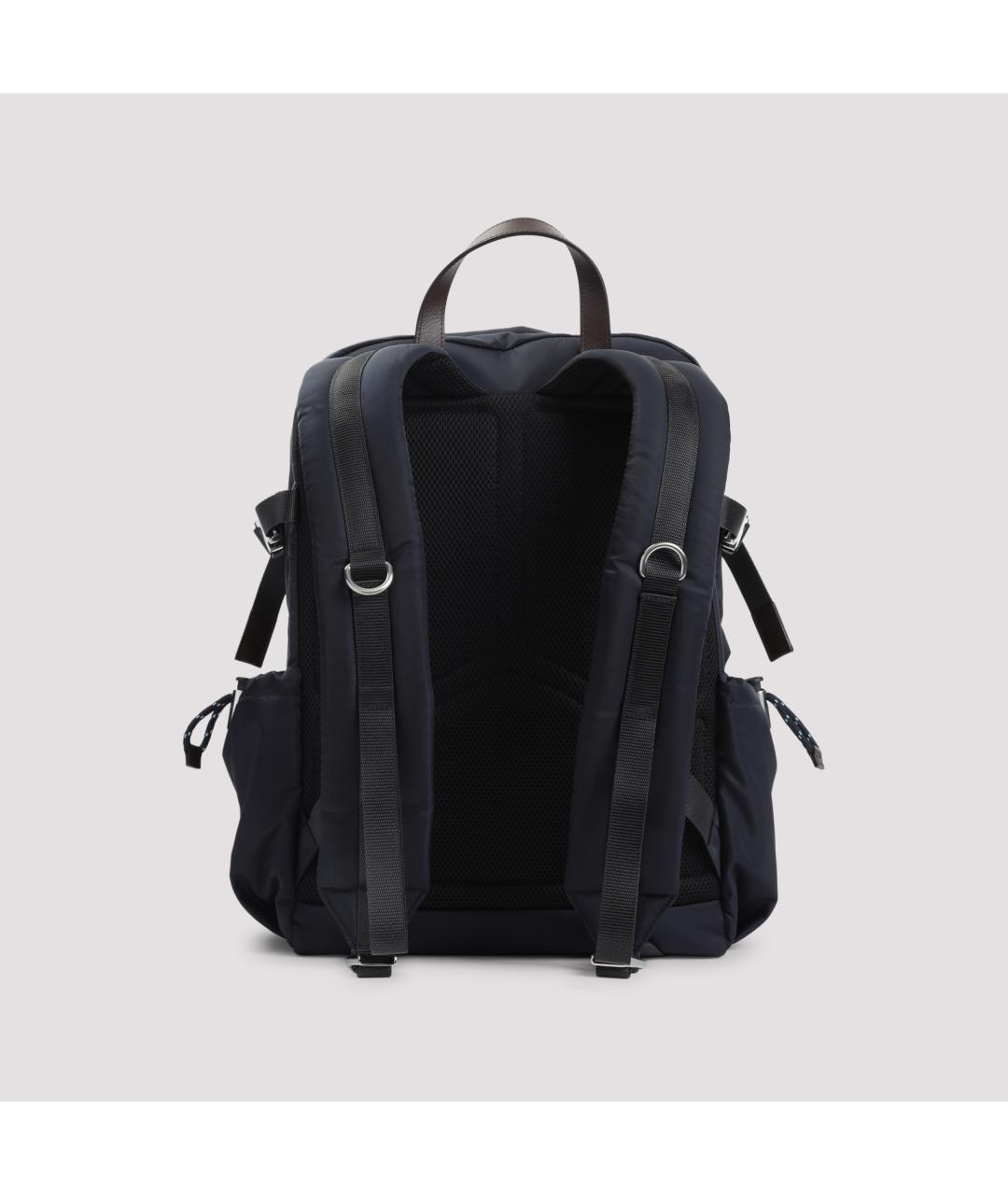 PRADA Синий синтетический рюкзак, фото 2