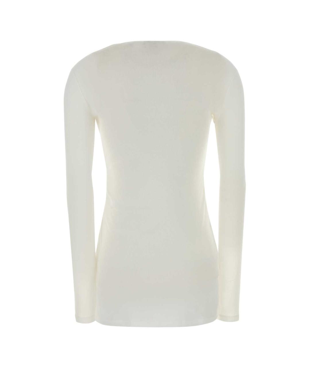 MIU MIU Белое хлопковое повседневное платье, фото 2