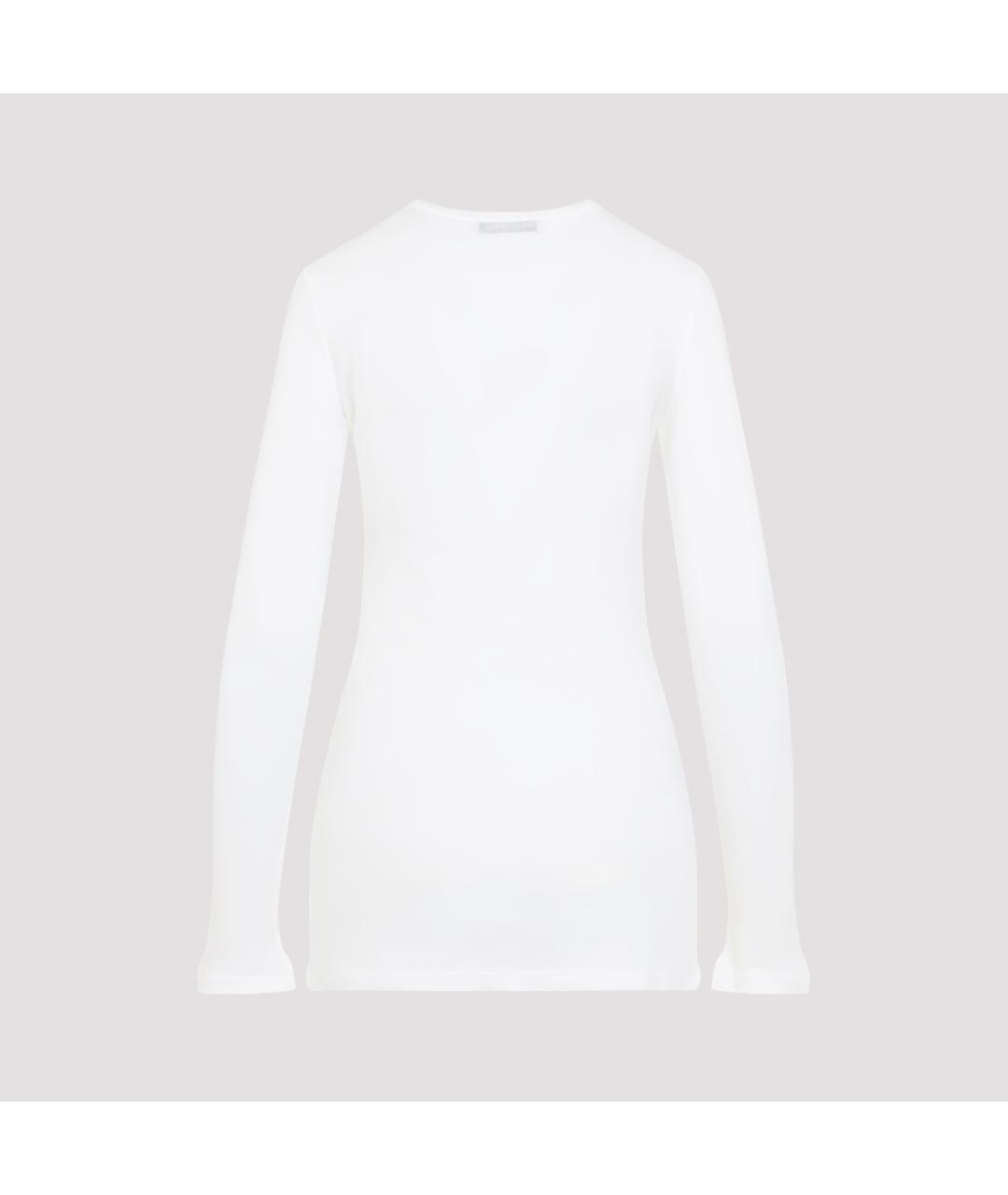 MIU MIU Белое хлопковое повседневное платье, фото 4