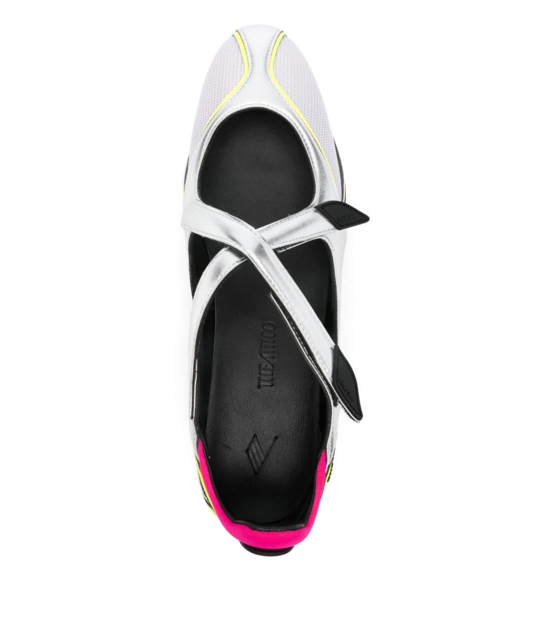 THE ATTICO Мульти текстильные балетки, фото 4