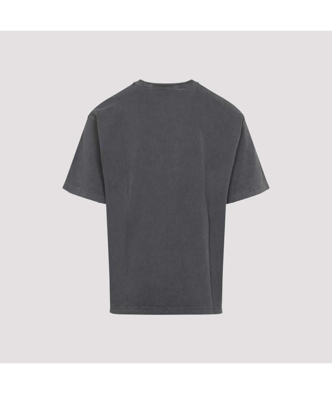 CARHARTT WIP Серая хлопковая футболка, фото 3