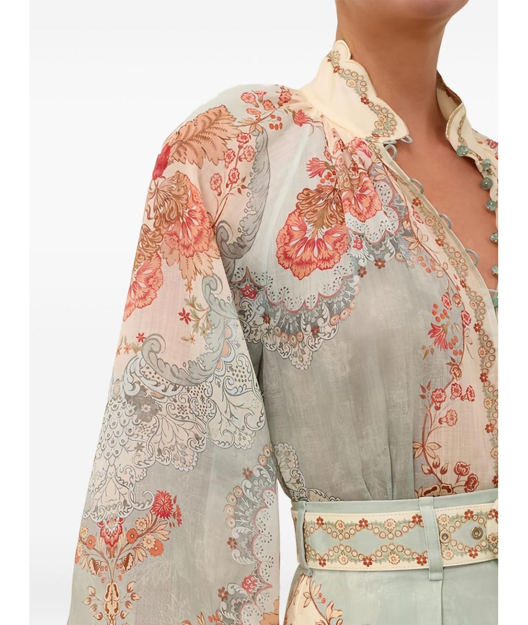 ZIMMERMANN Мульти рубашка, фото 5