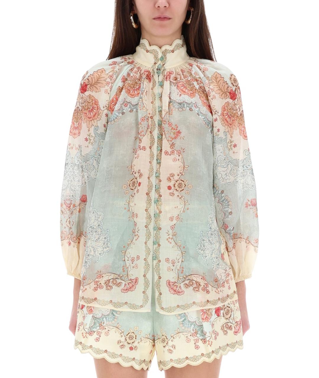 ZIMMERMANN Мульти рубашка, фото 2