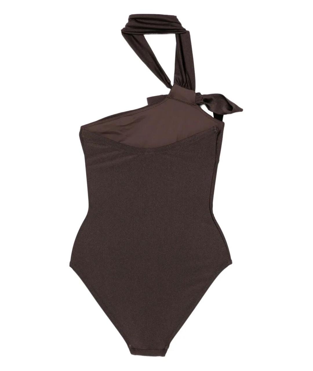 ZIMMERMANN Коричневый полиамидовый купальник, фото 3