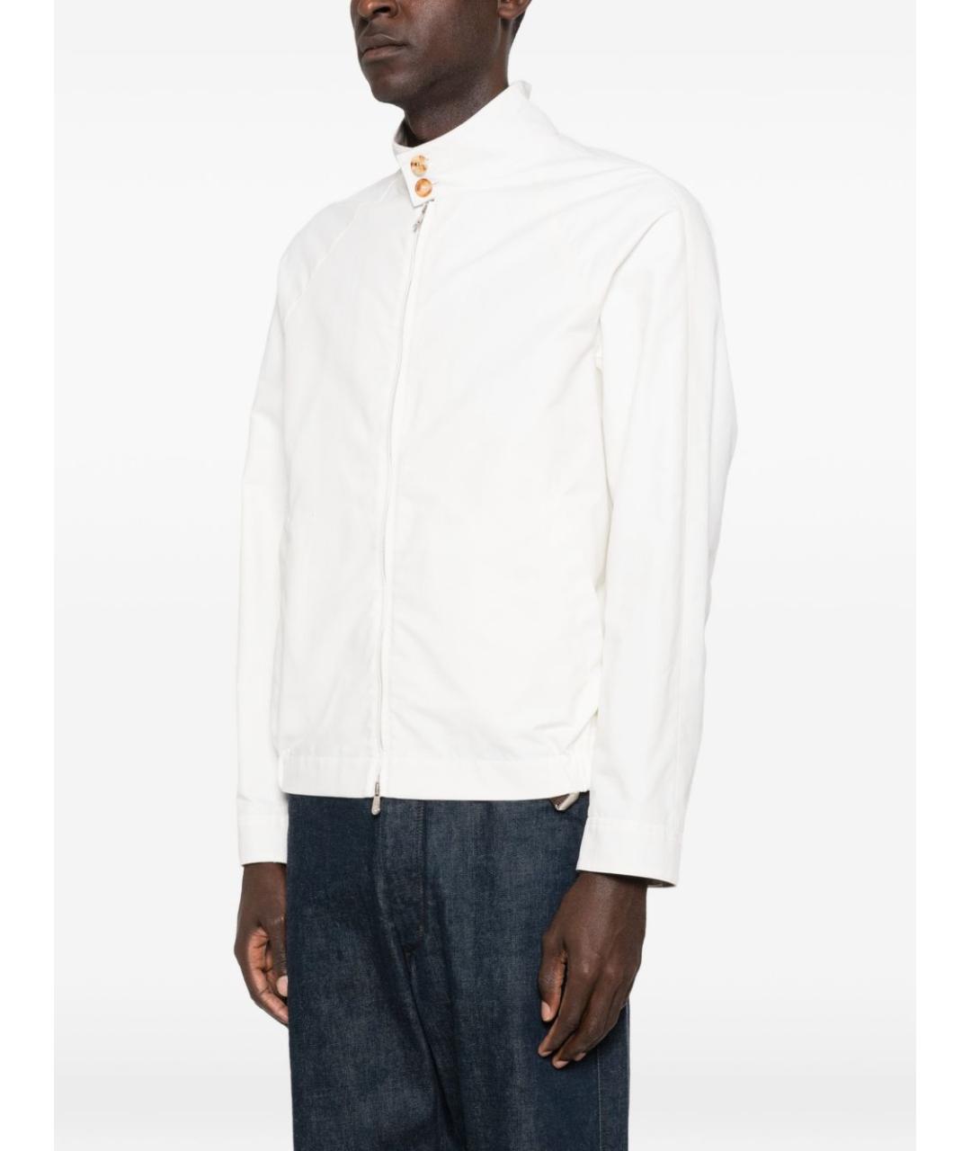 BRUNELLO CUCINELLI Белая хлопковая куртка, фото 2