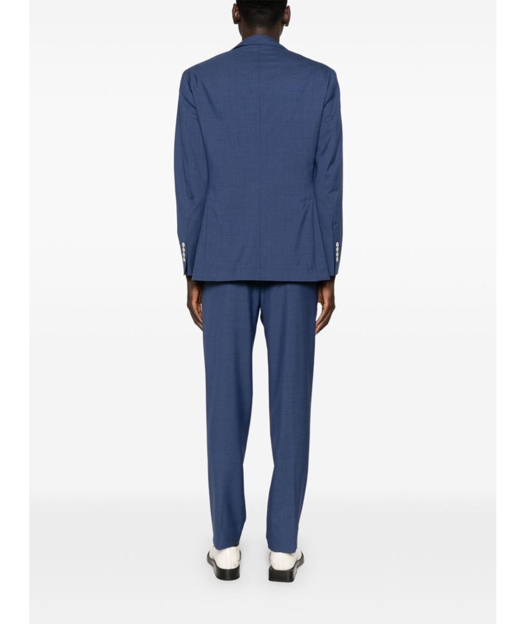 BRUNELLO CUCINELLI Синий классический костюм, фото 5
