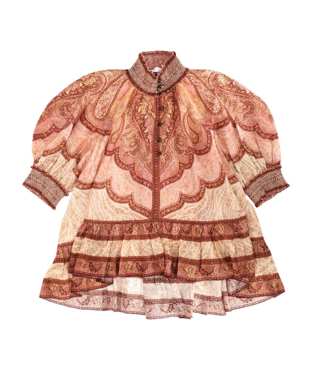 ZIMMERMANN Мульти шелковая блузы, фото 1