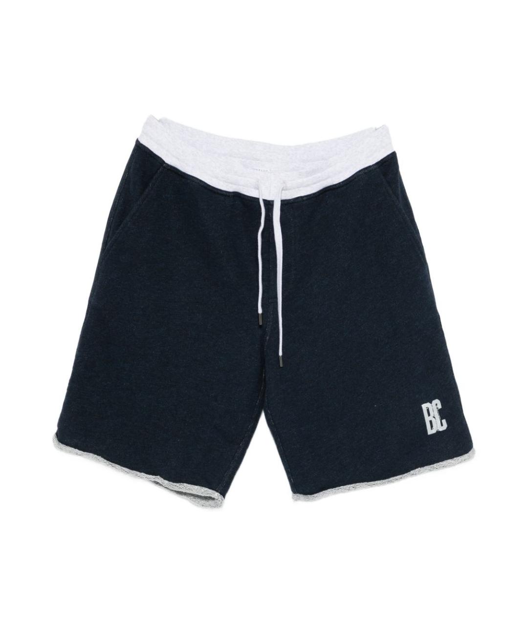 BRUNELLO CUCINELLI Синие хлопковые шорты, фото 1