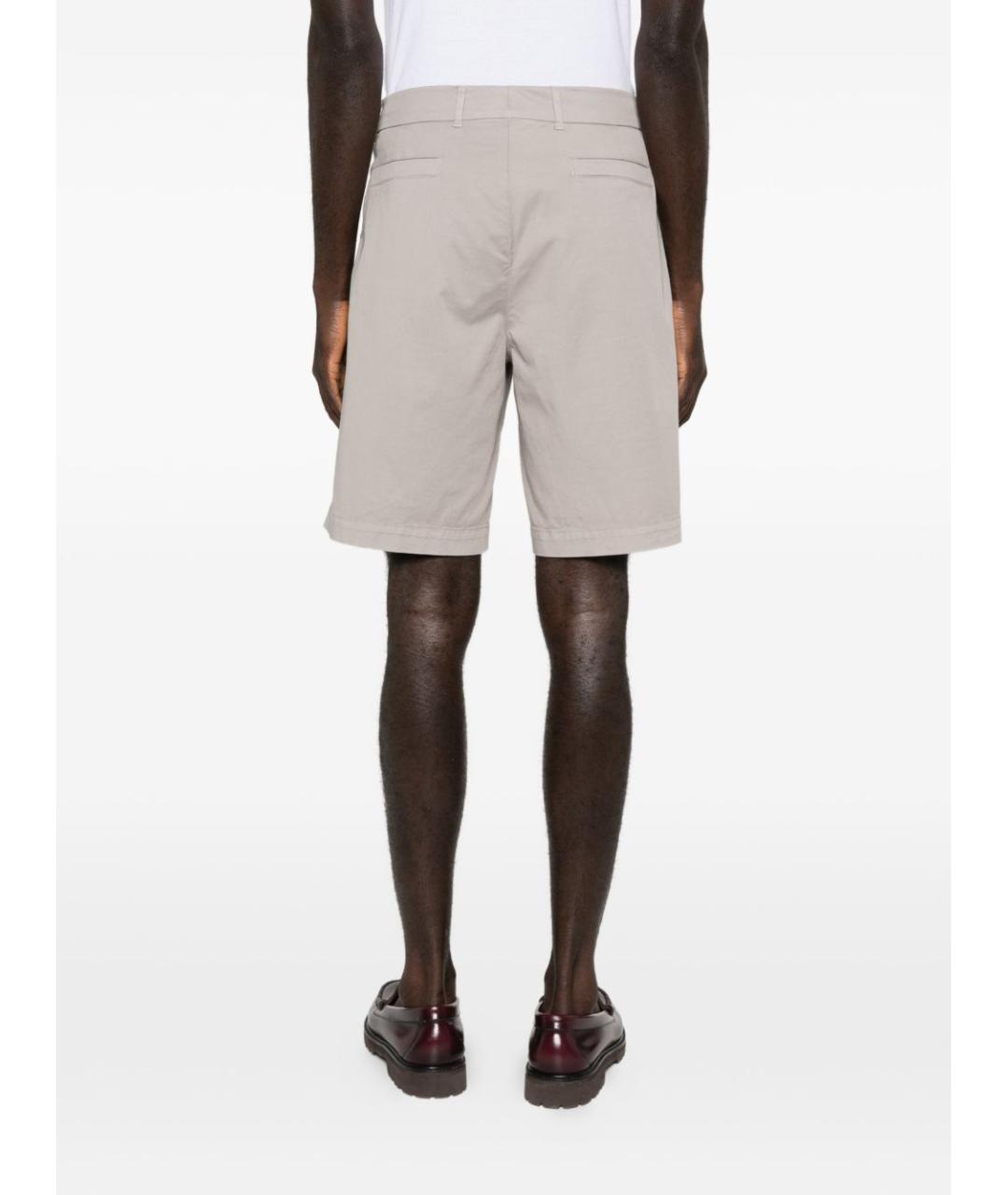 BRUNELLO CUCINELLI Бежевые хлопковые шорты, фото 2