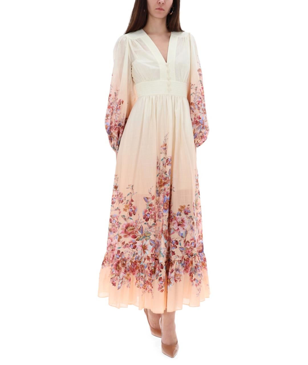 ZIMMERMANN Мульти хлопковое повседневное платье, фото 3