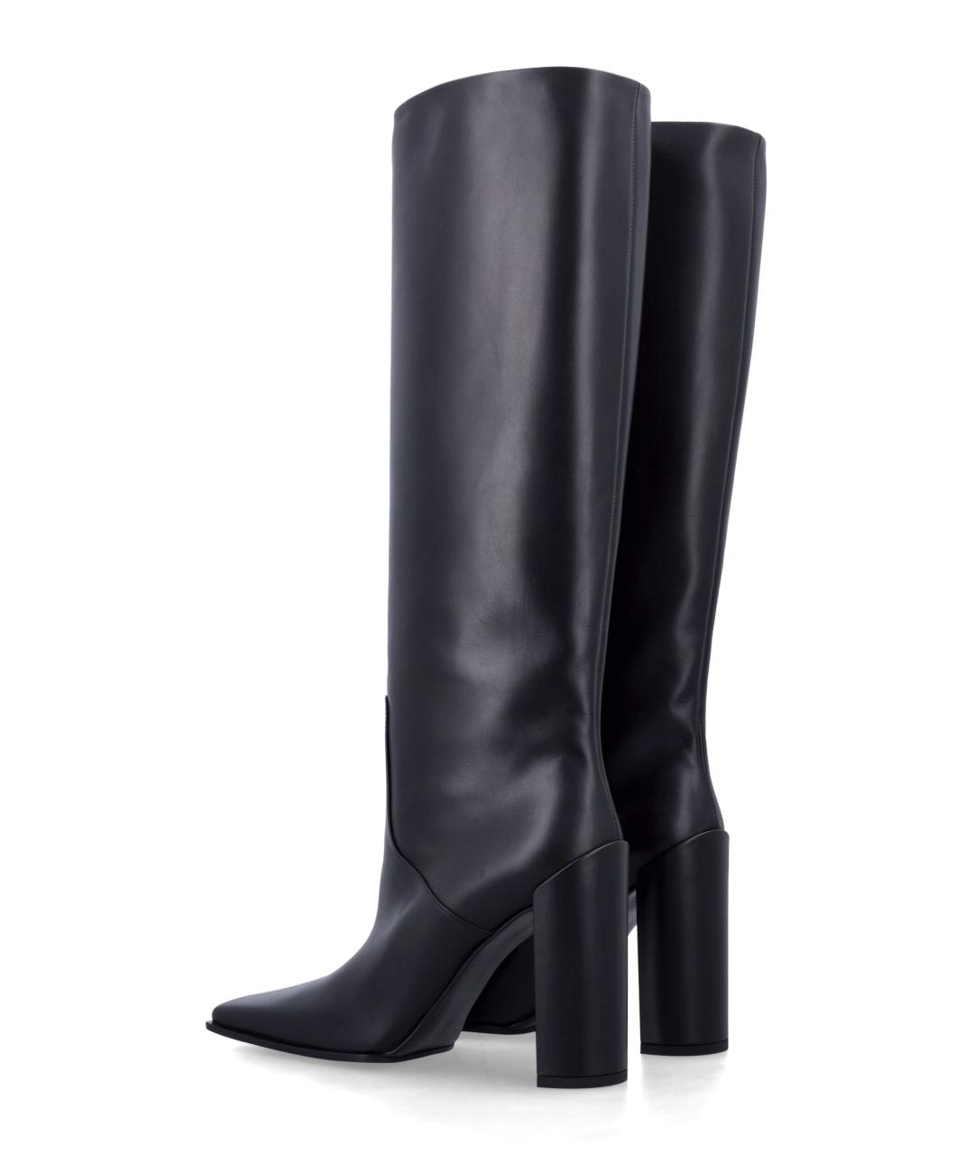 ALAIA Черные кожаные сапоги, фото 3