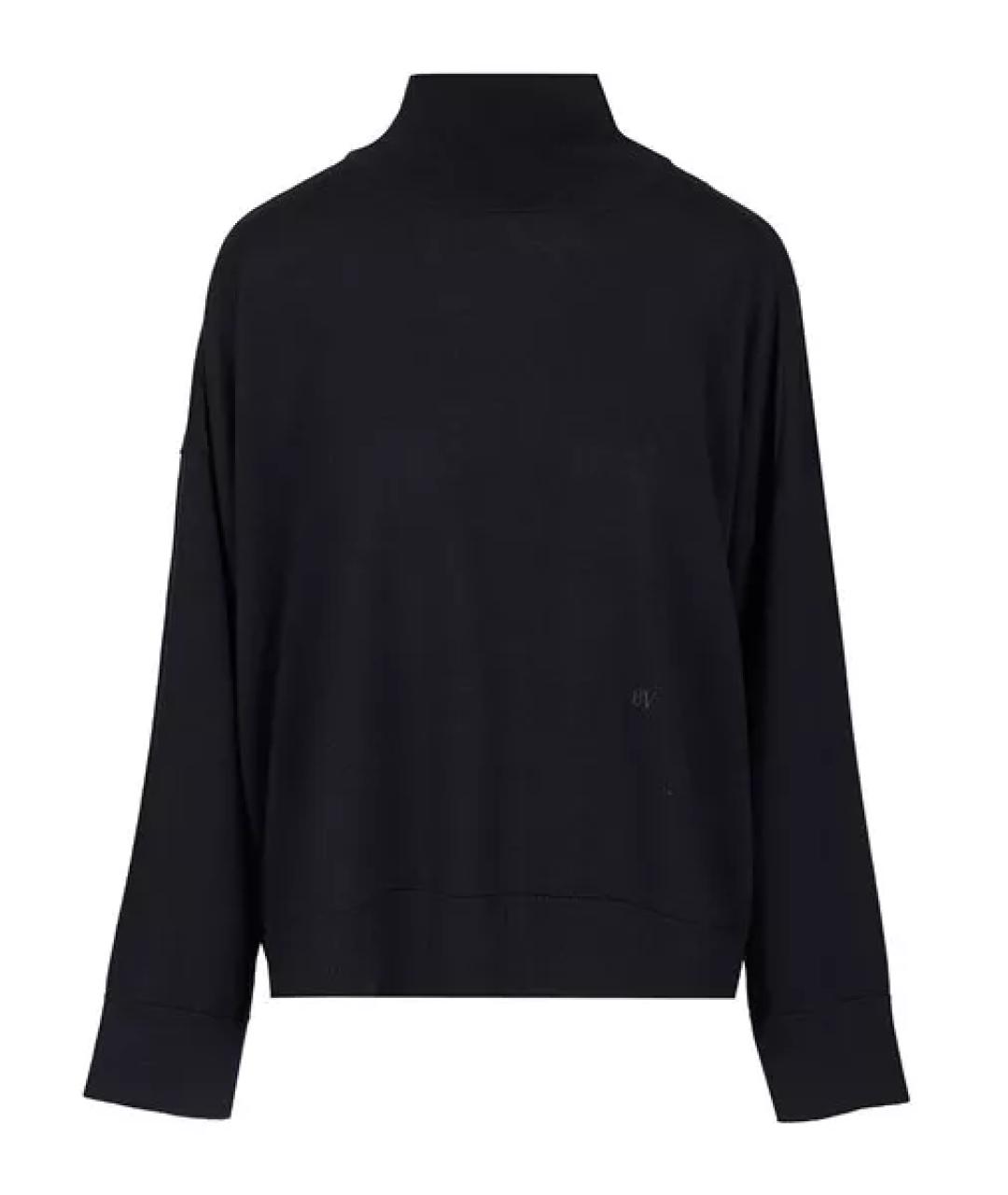 BOTTEGA VENETA Синий шерстяной джемпер / свитер, фото 1