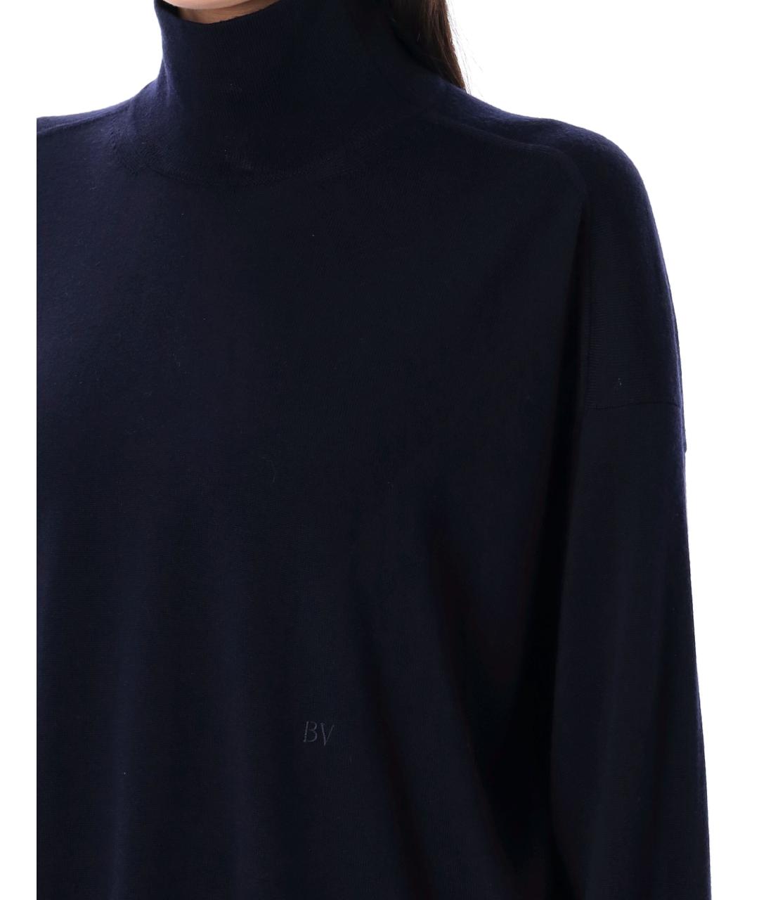 BOTTEGA VENETA Синий шерстяной джемпер / свитер, фото 3