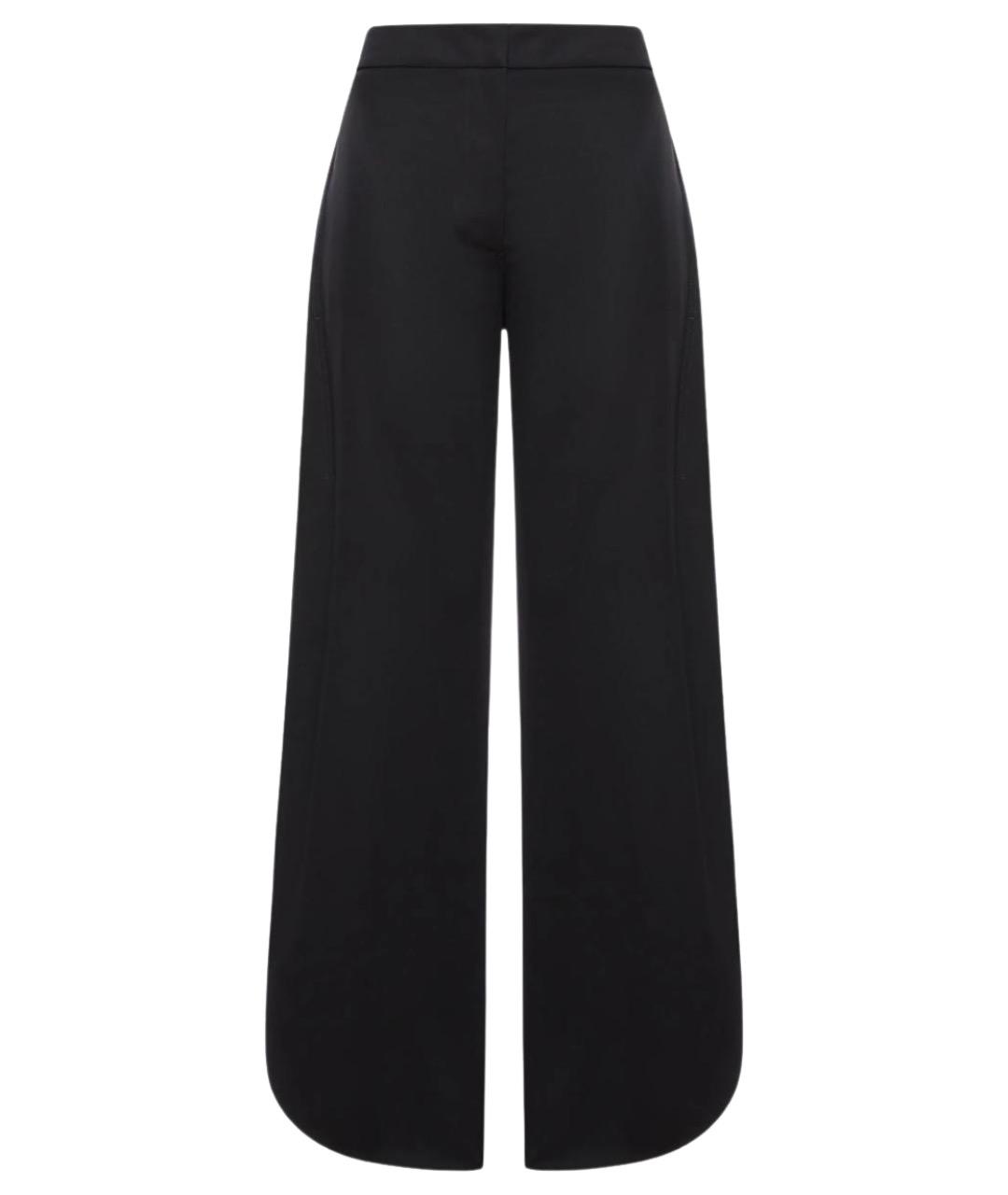 ALAIA Черные шерстяные прямые брюки, фото 1