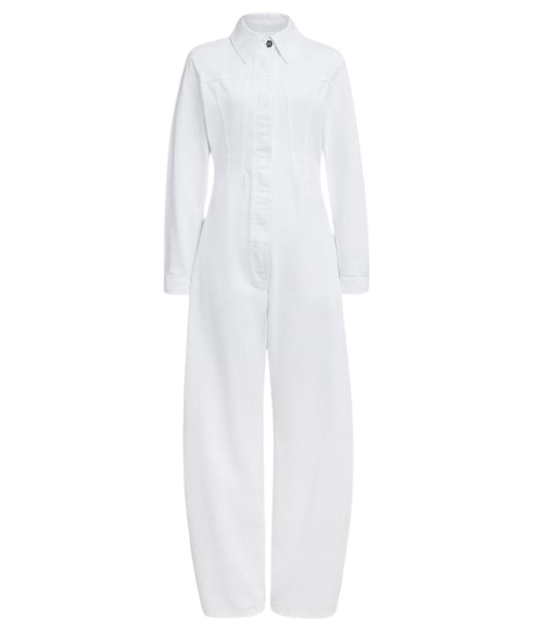 ALAIA Белый хлопковый комбинезон, фото 1