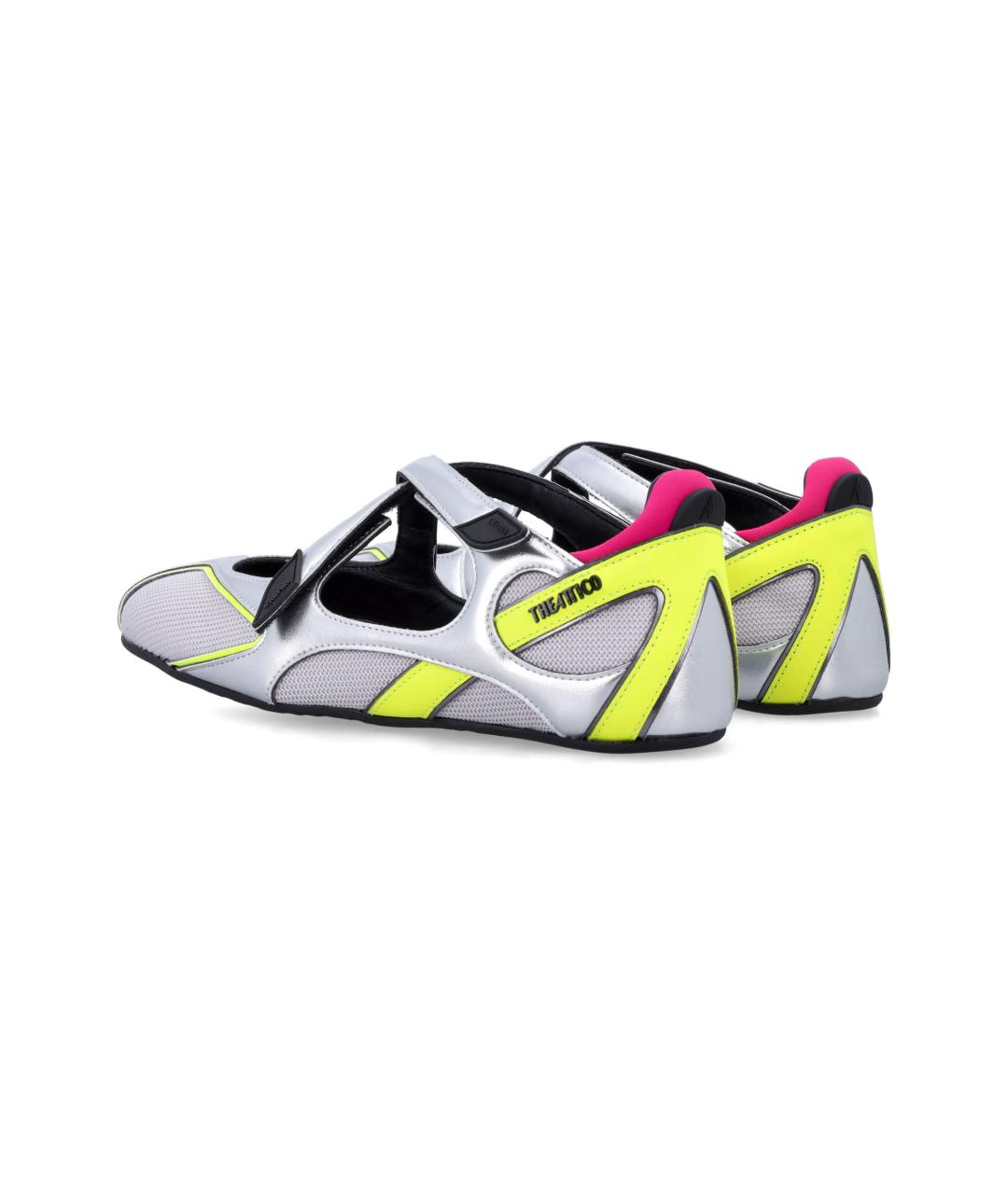 THE ATTICO Мульти текстильные балетки, фото 3