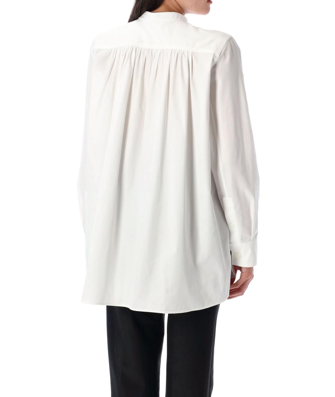 BOTTEGA VENETA Белая хлопковая рубашка, фото 3