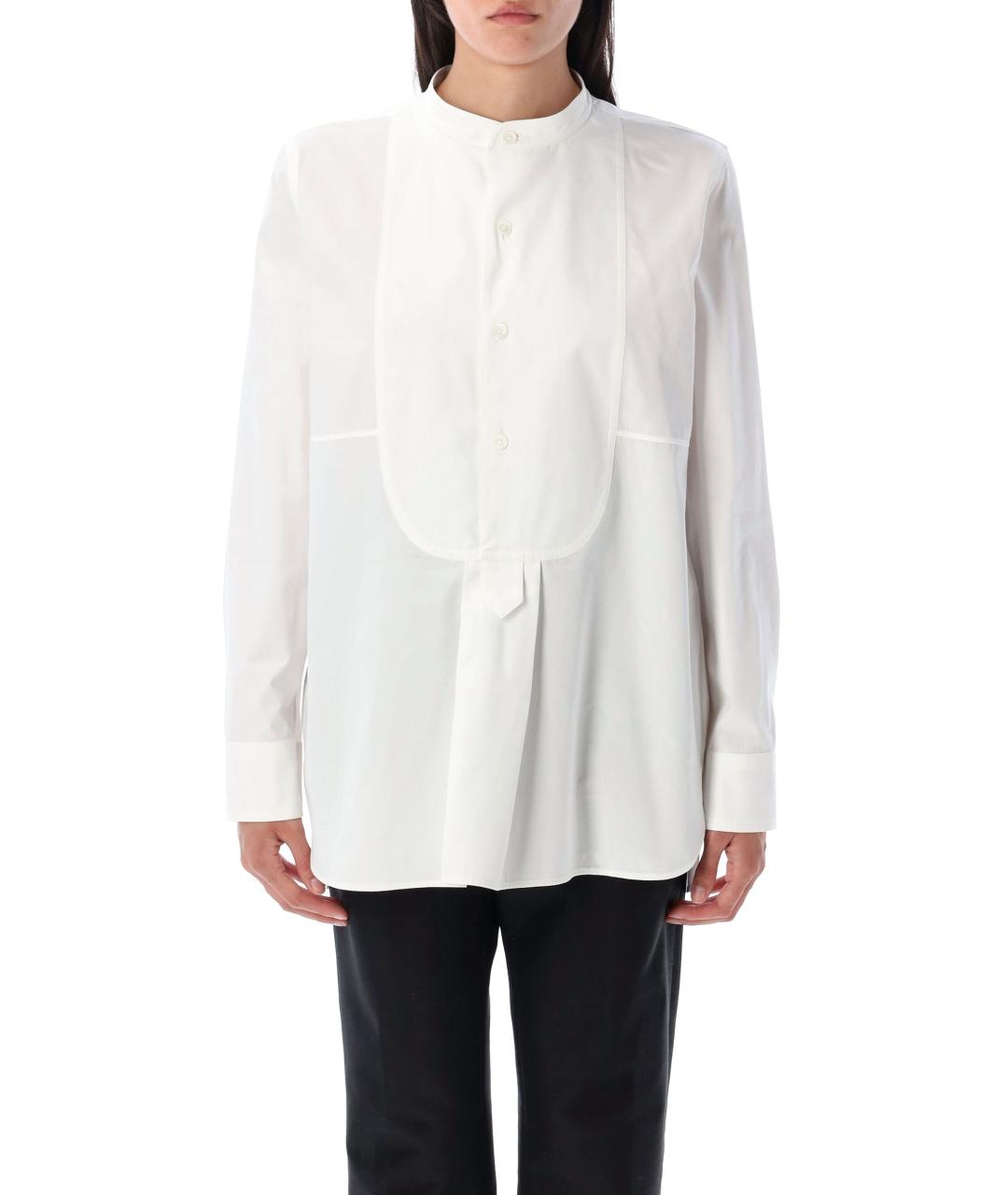 BOTTEGA VENETA Белая хлопковая рубашка, фото 2