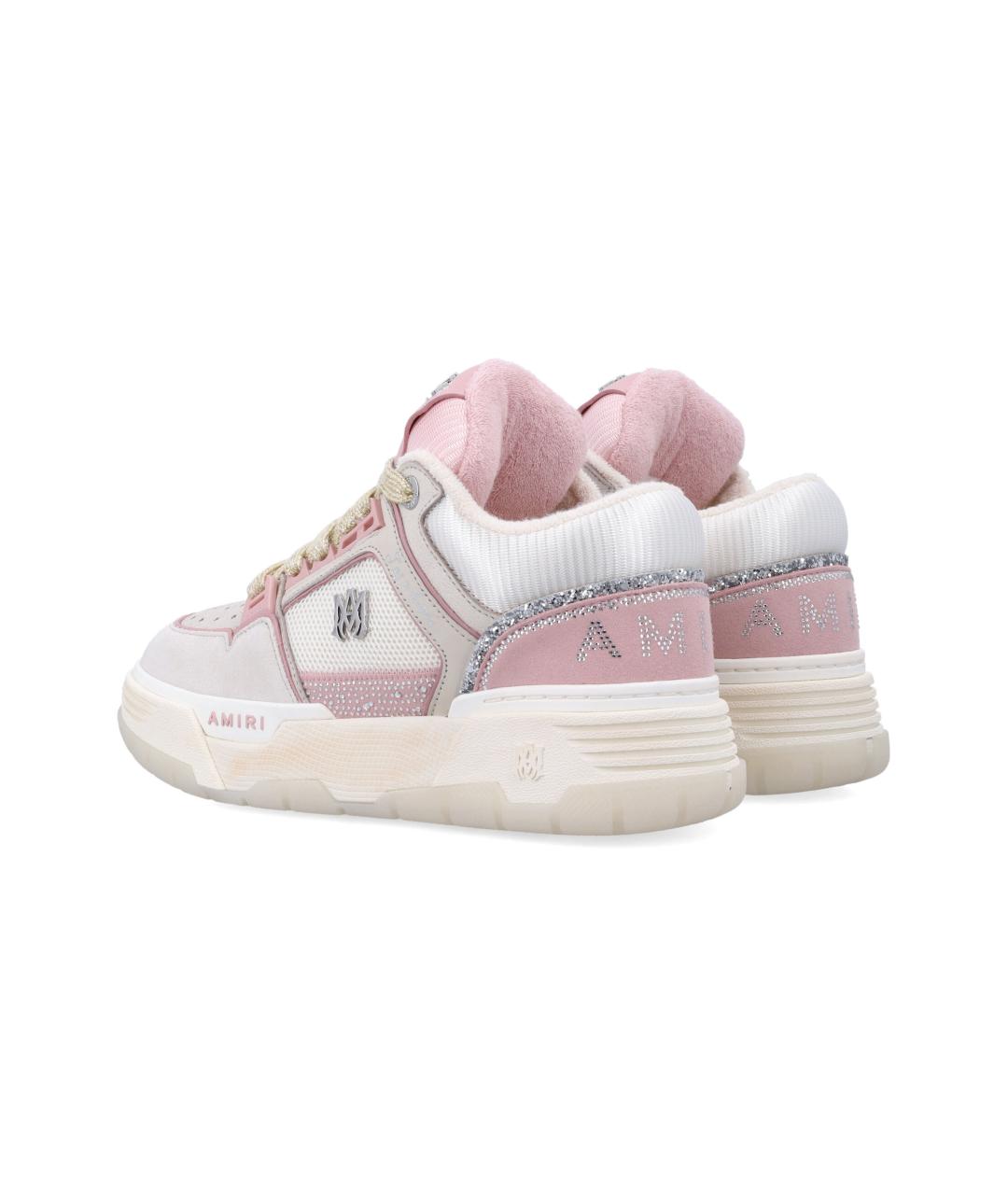 AMIRI Розовые текстильные кроссовки, фото 4