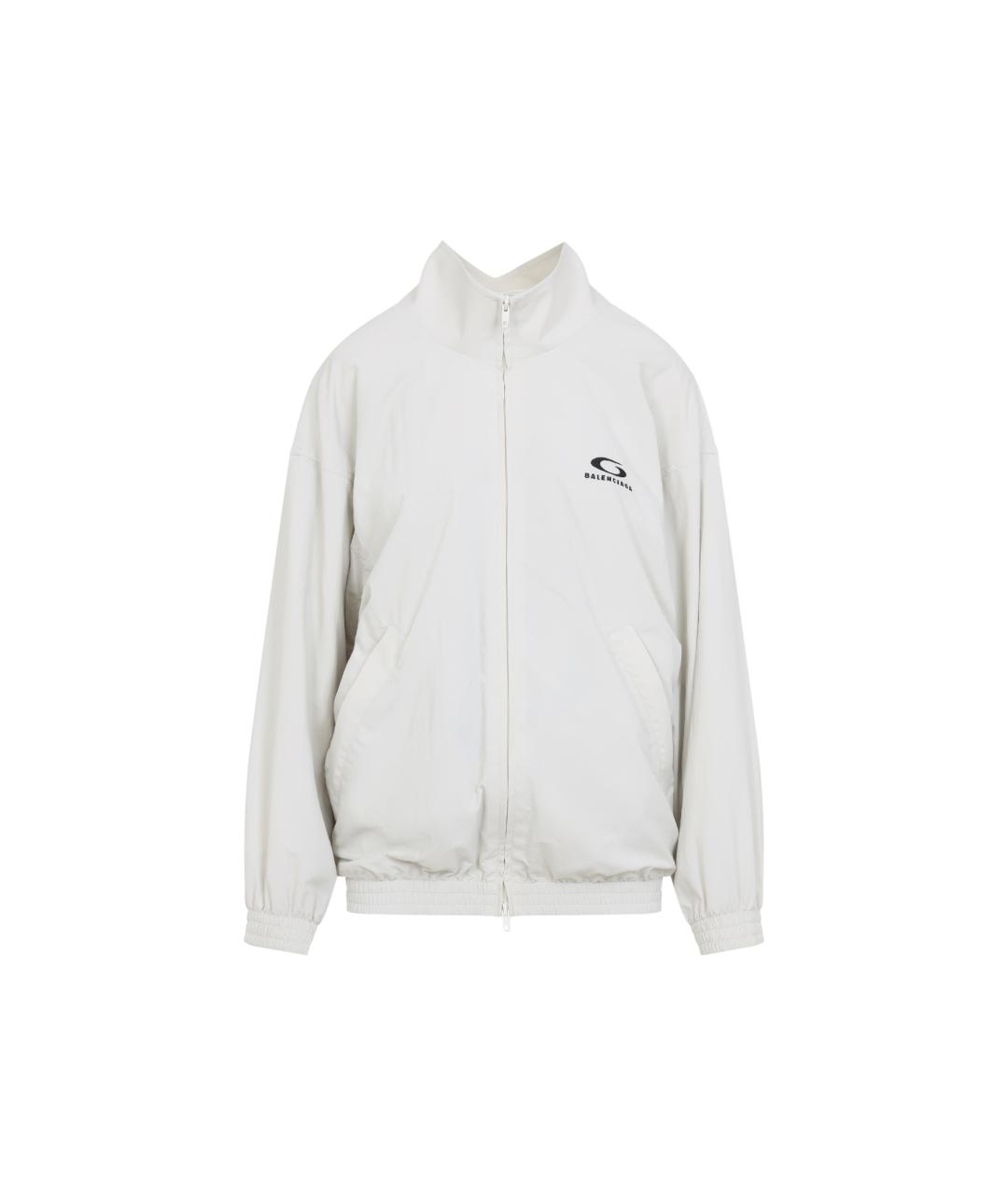 BALENCIAGA Белая полиамидовая куртка, фото 1